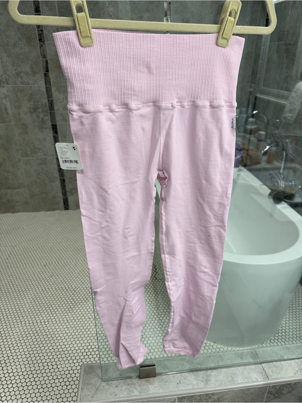Free People High-Waist Pink Leggings *NWT /M/L